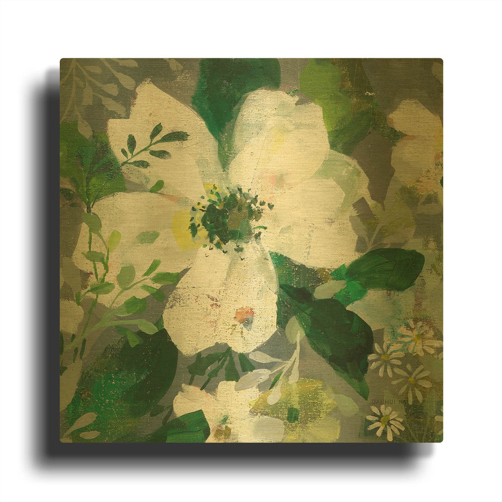 'Anemone And Friends 3' By Danhui Nai Gold Metal Wall Art