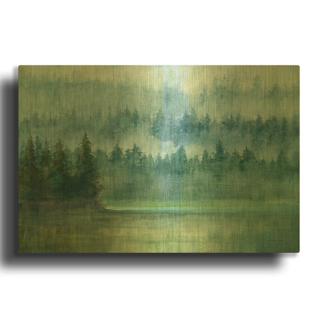 'Around The Point' By Danhui Nai Gold Metal Wall Art