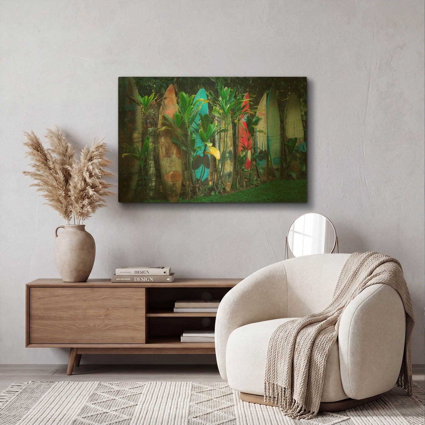 'Line Up' By Dennis Frates Gold Metal Wall Art