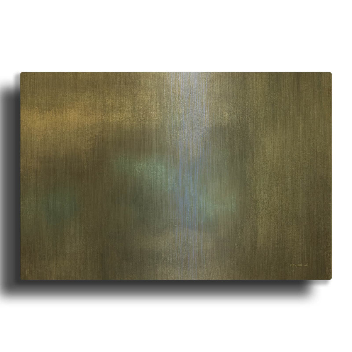 'Deluge' By Danhui Nai Gold Metal Wall Art