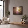 'Flower Paradise - Wood' By Bess Hamiti Gold Metal Wall Art