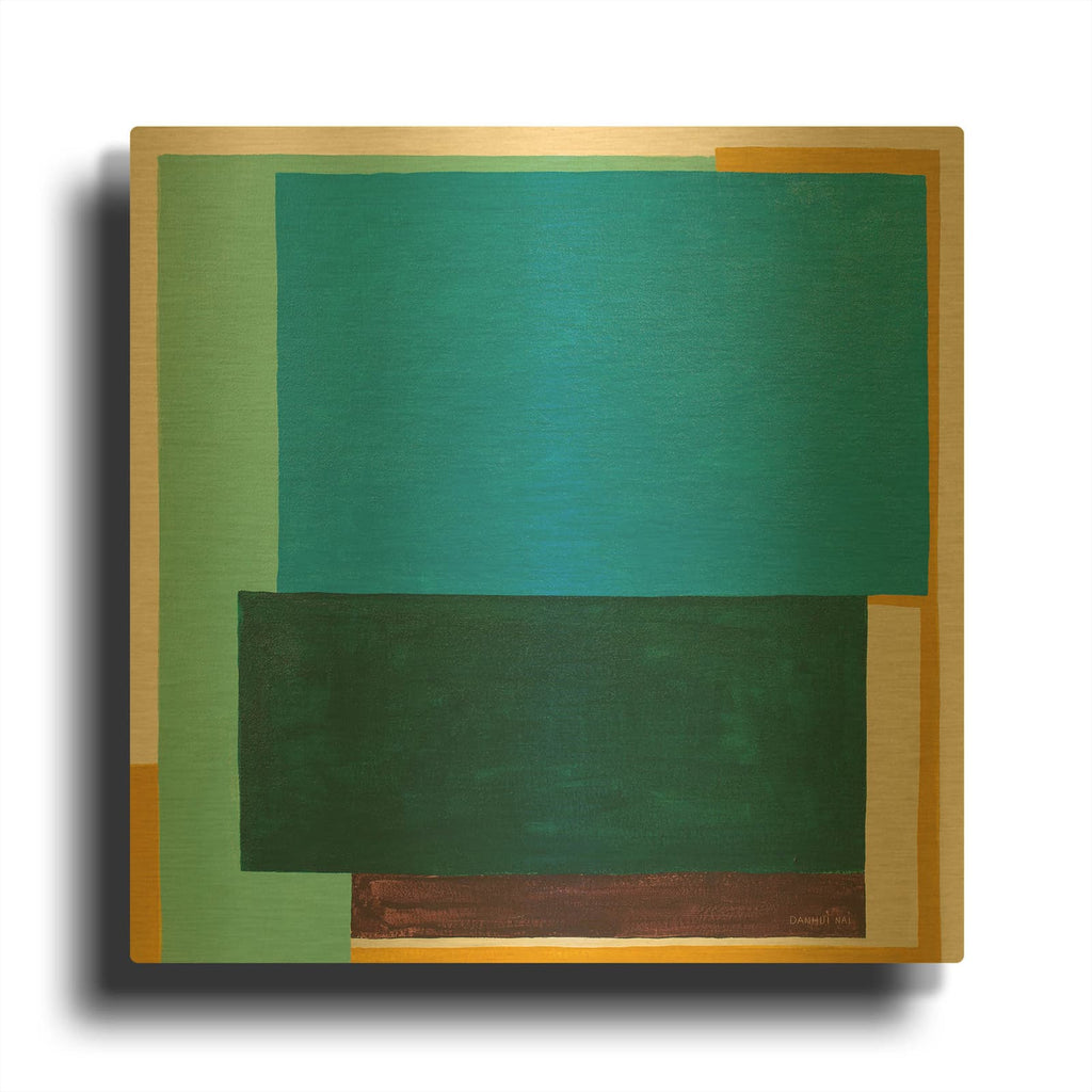 'Finding My Way 2' By Danhui Nai Gold Metal Wall Art