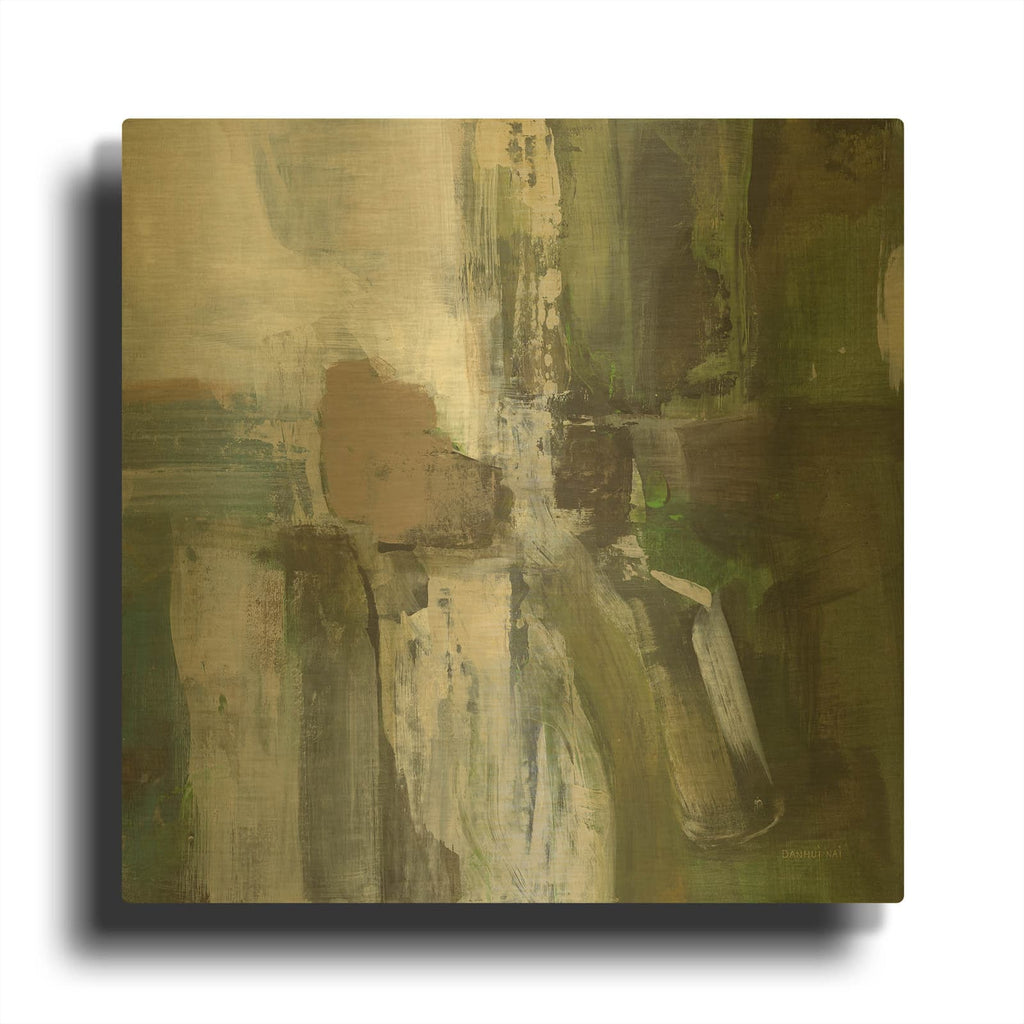'Forest Feel 1' By Danhui Nai Gold Metal Wall Art