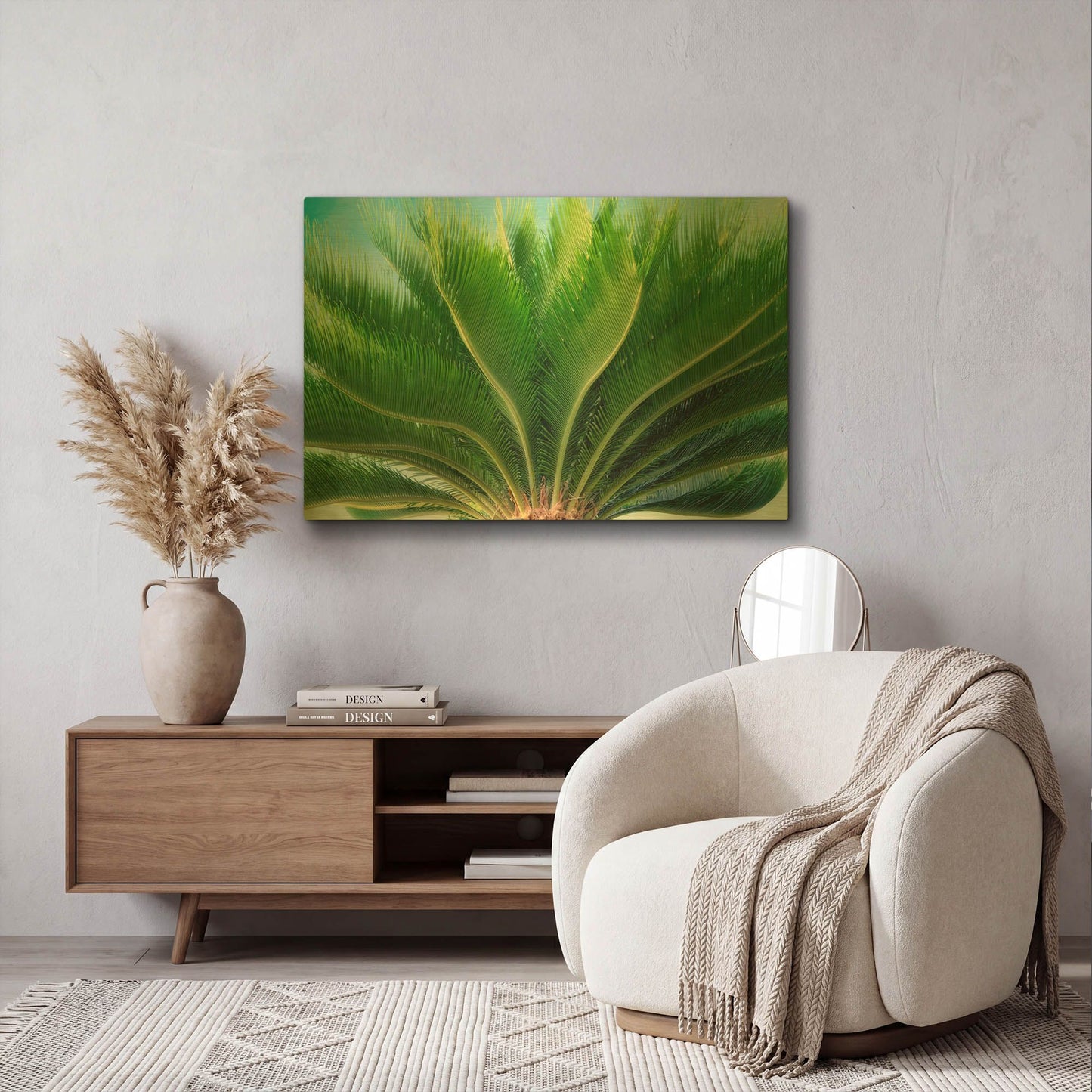 'Tropical III' By Dennis Frates Gold Metal Wall Art