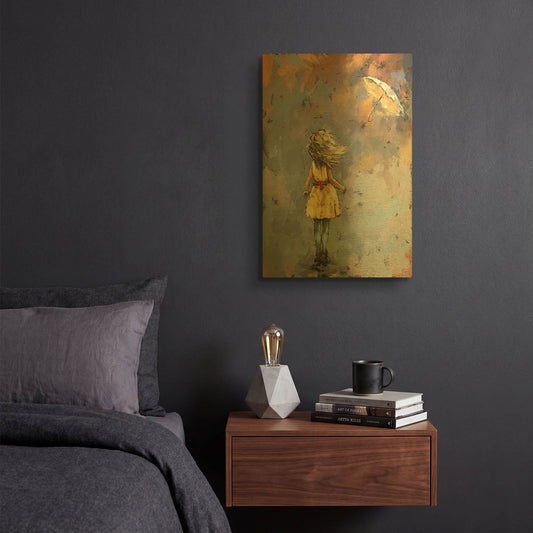 'Dorothy' By Alexander Gunin Gold Metal Wall Art