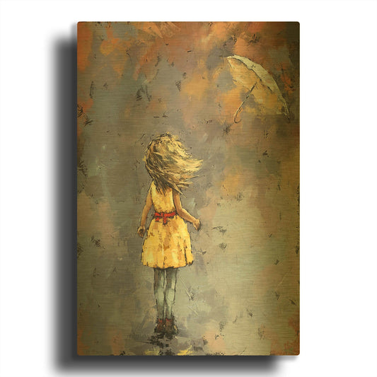 'Dorothy' By Alexander Gunin Gold Metal Wall Art