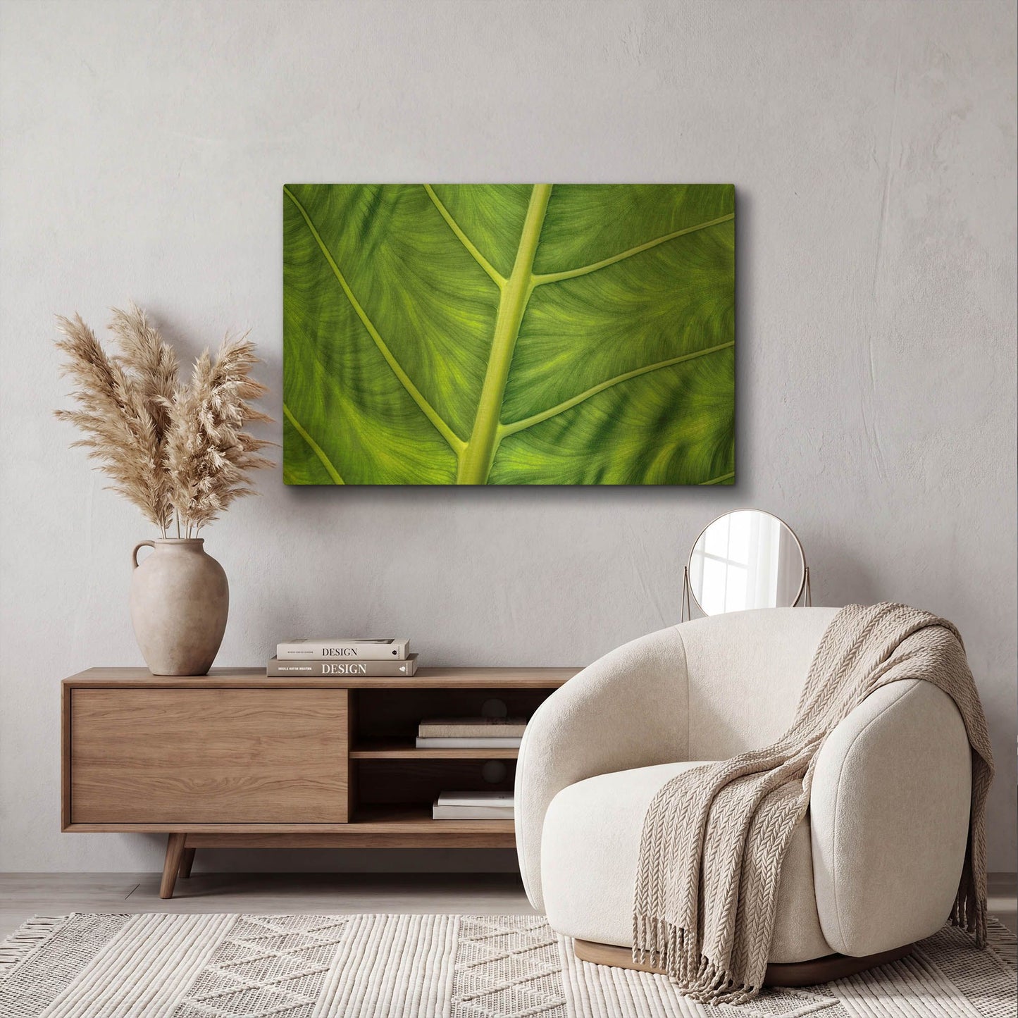 'Leaf Details' By Dennis Frates Gold Metal Wall Art