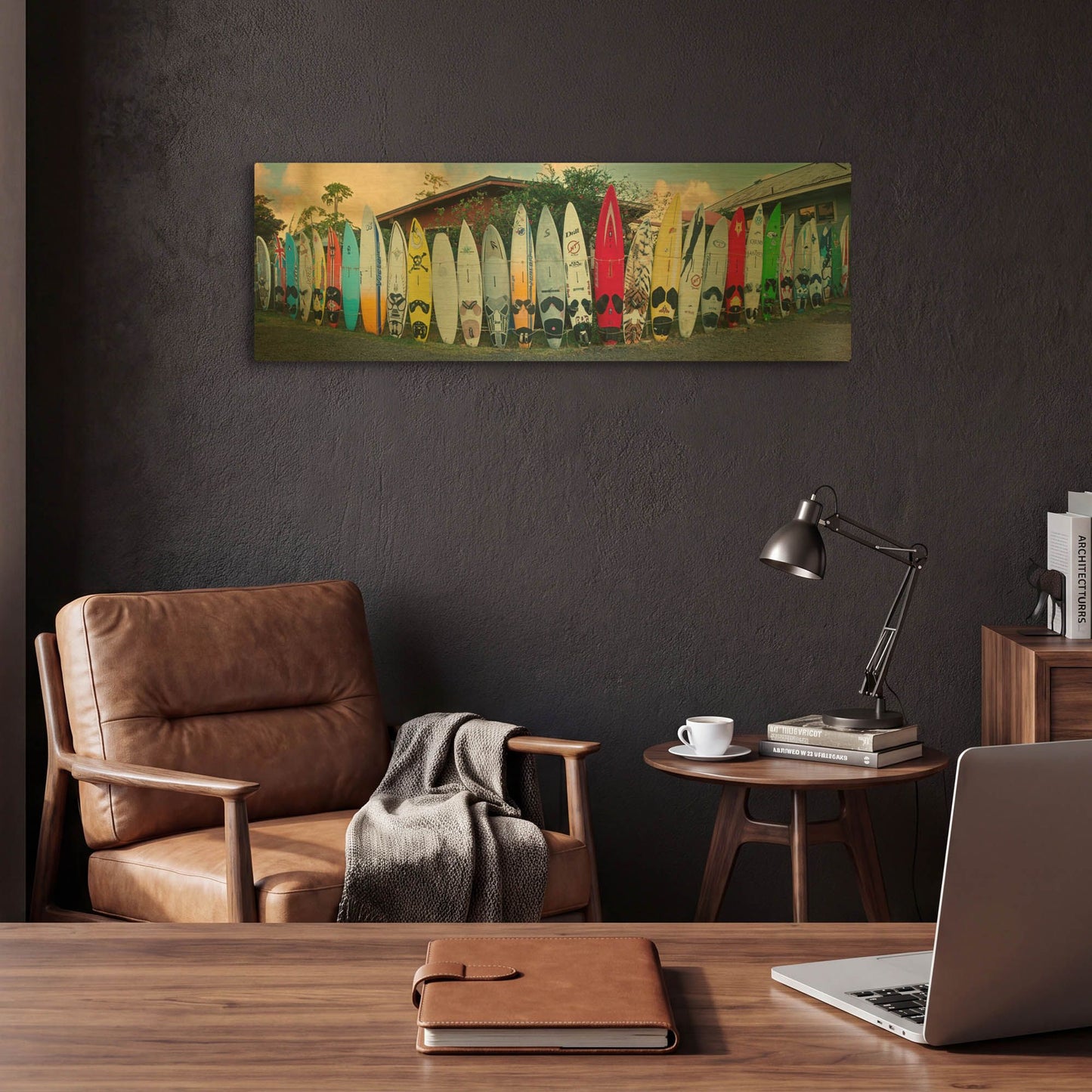 'Board Meeting' By Dennis Frates Gold Metal Wall Art