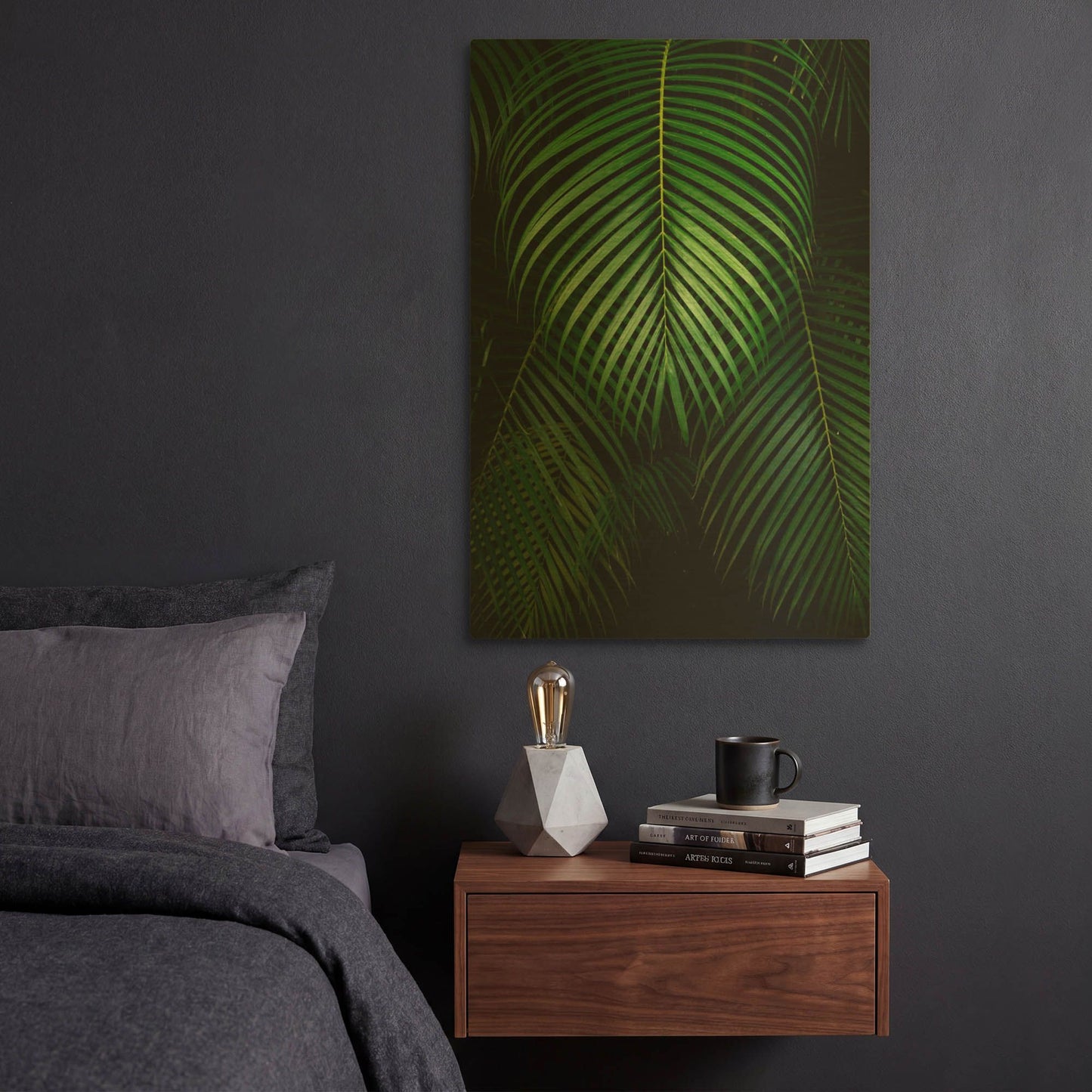 'Tropical IV' By Dennis Frates Gold Metal Wall Art