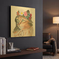 'Cattitude 1' By Myles Sullivan Gold Metal Wall Art