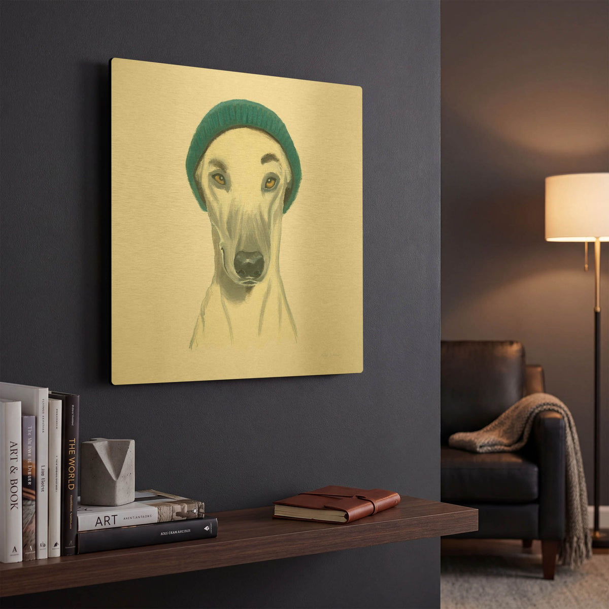 'The Boys 2' By Myles Sullivan Gold Metal Wall Art