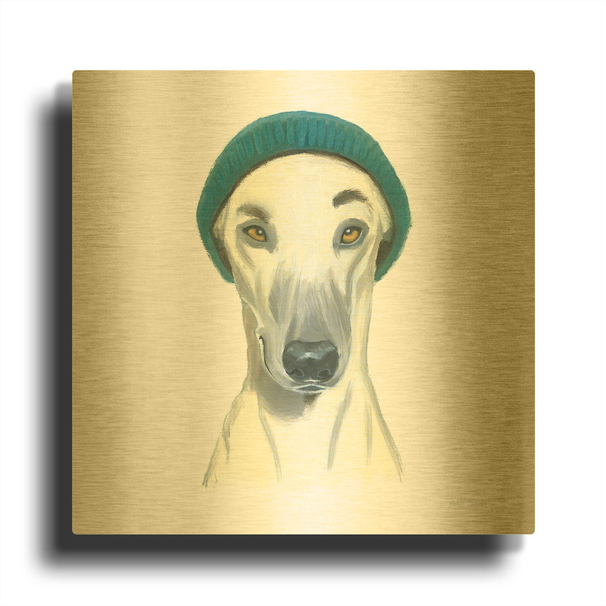 'The Boys 2' By Myles Sullivan Gold Metal Wall Art