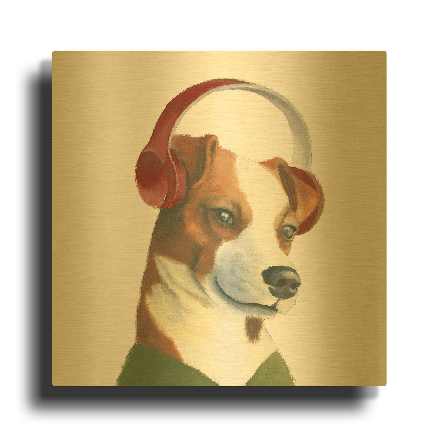'The Boys 5' By Myles Sullivan Gold Metal Wall Art