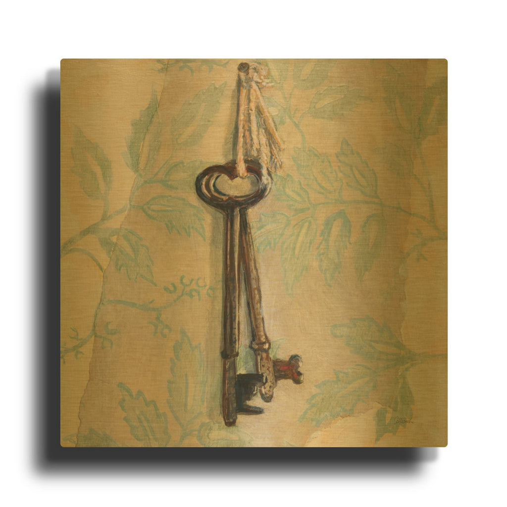 'Keys To Home' By Sue Schlabach Gold Metal Wall Art