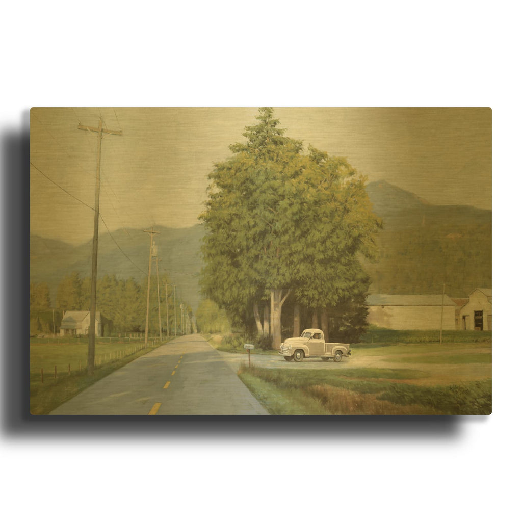 'Going to Town 2' By Wellington Studio Gold Metal Wall Art