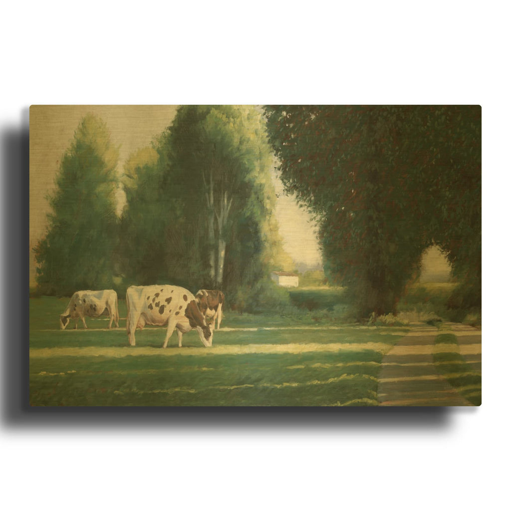 'Grazing' By Wellington Studio Gold Metal Wall Art