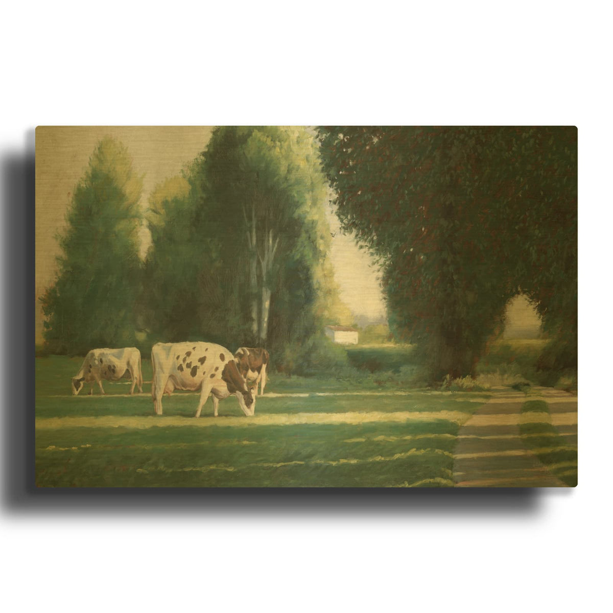 'Grazing' By Wellington Studio Gold Metal Wall Art