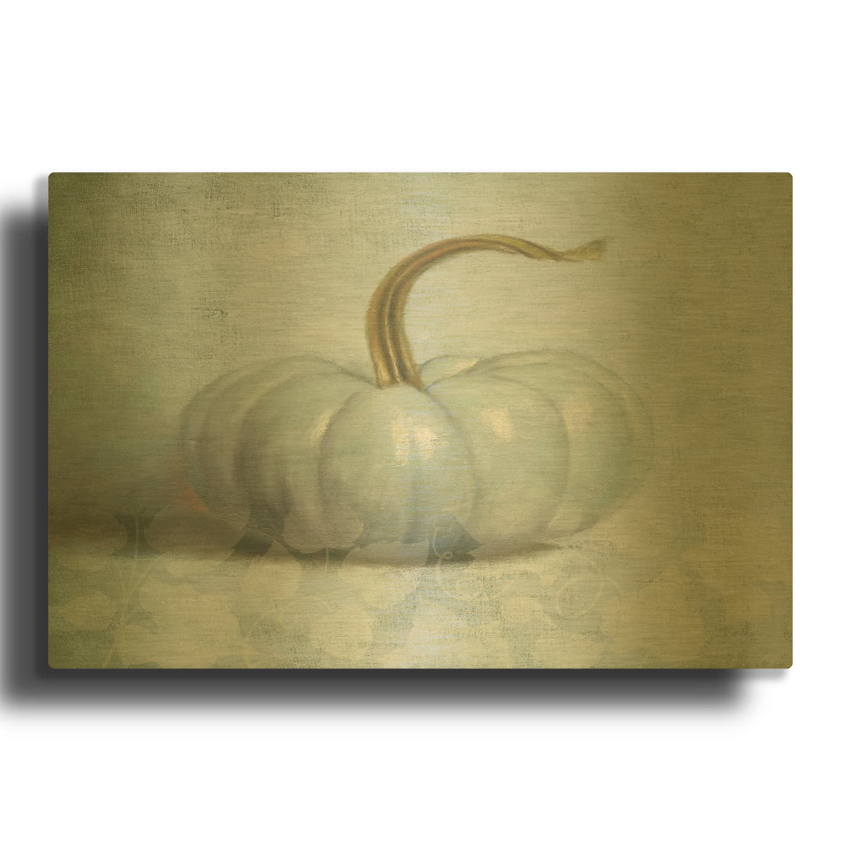 'Pumpkin 2' By Wellington Studio Gold Metal Wall Art