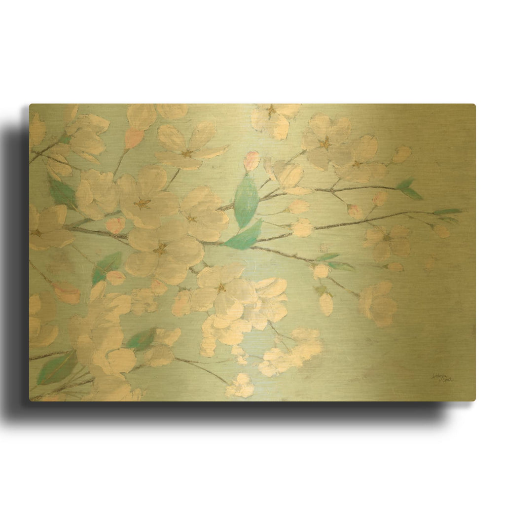'Spring Blossoms' By Wellington Studio Gold Metal Wall Art