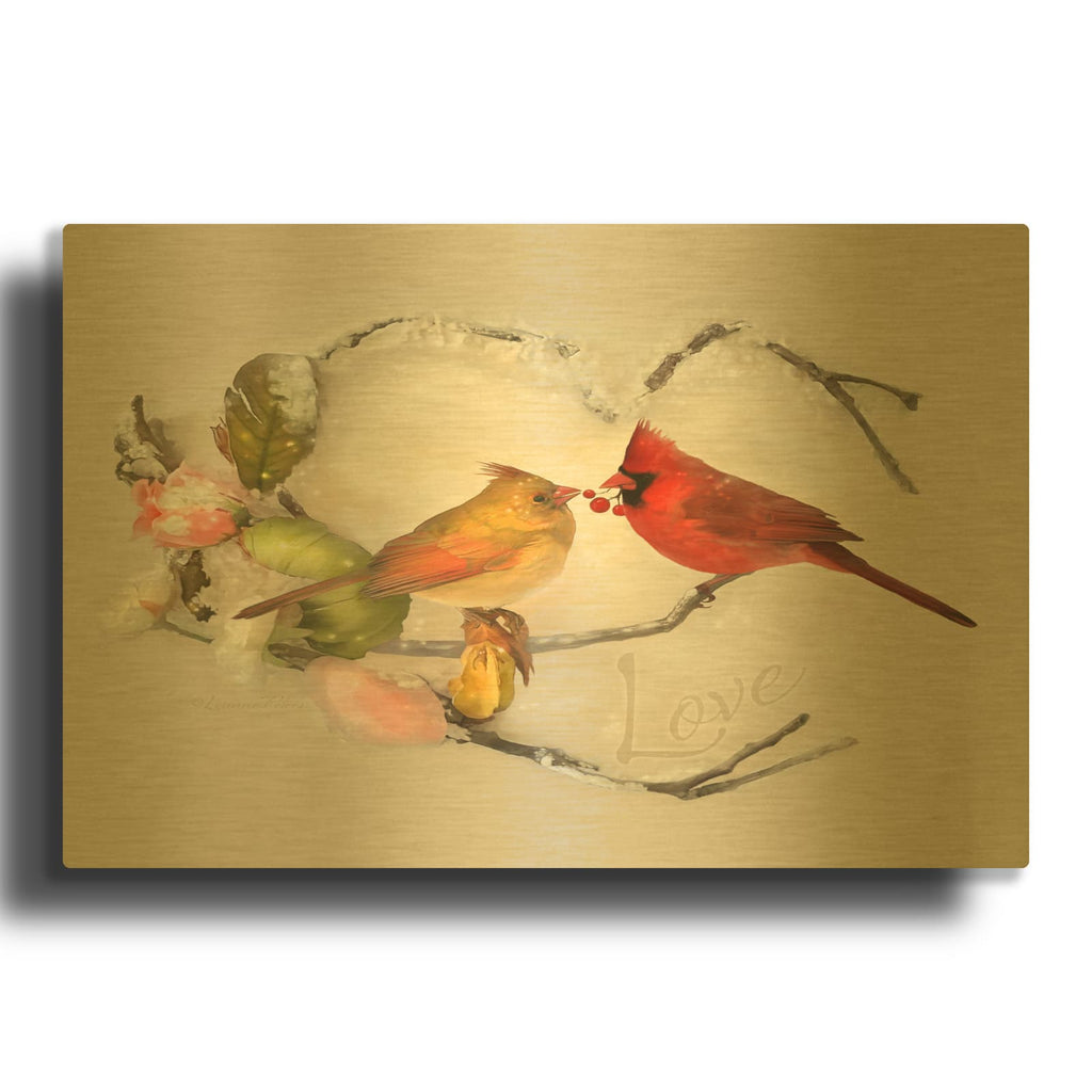'Winter Warmth' By Art and a Little Magic Gold Metal Wall Art