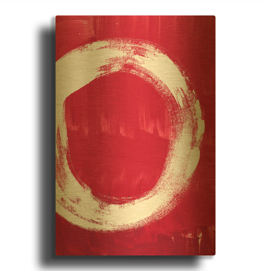 'Redenso' By Linda Woods Gold Metal Wall Art