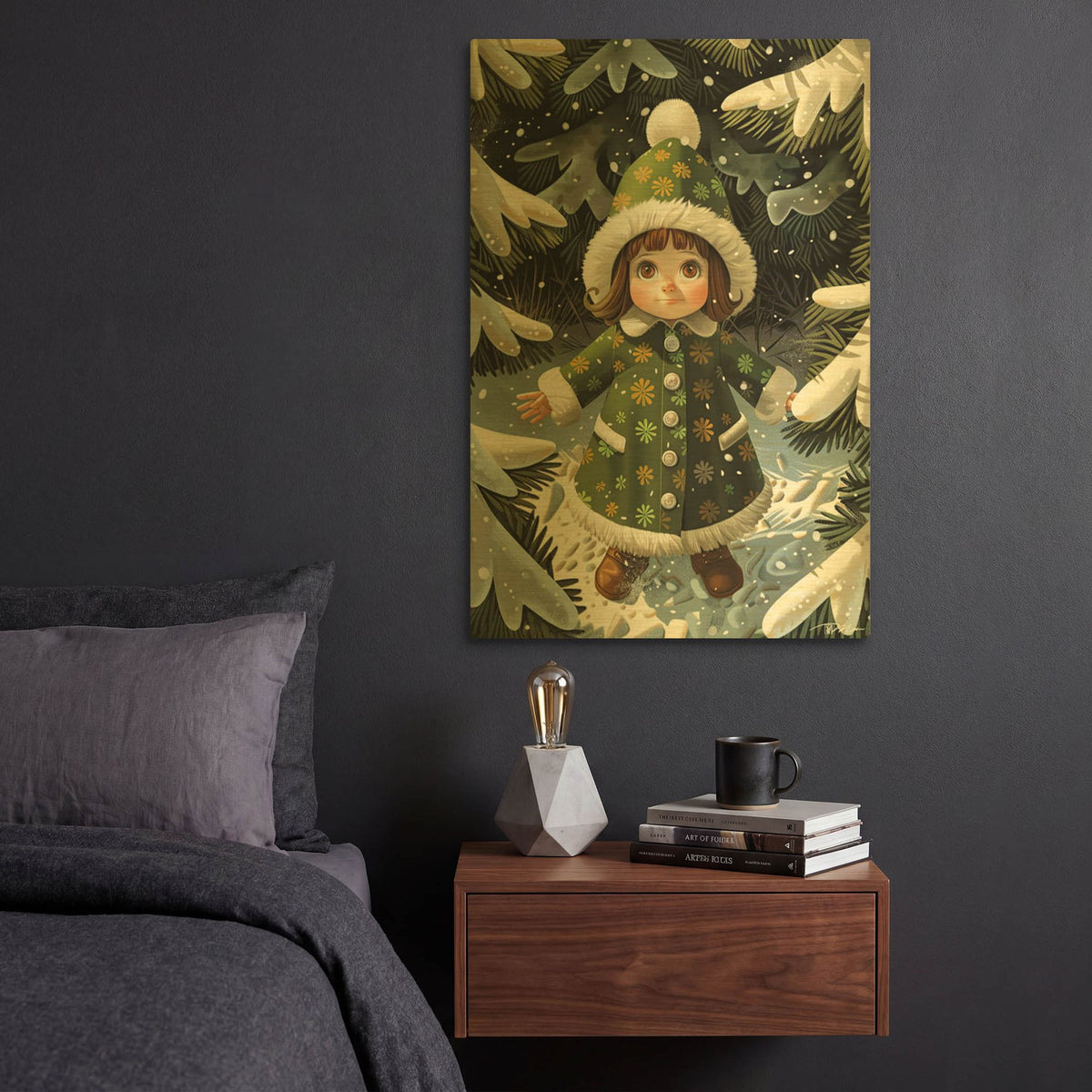 'I Want To Be A Tree' By Momart Gold Metal Wall Art