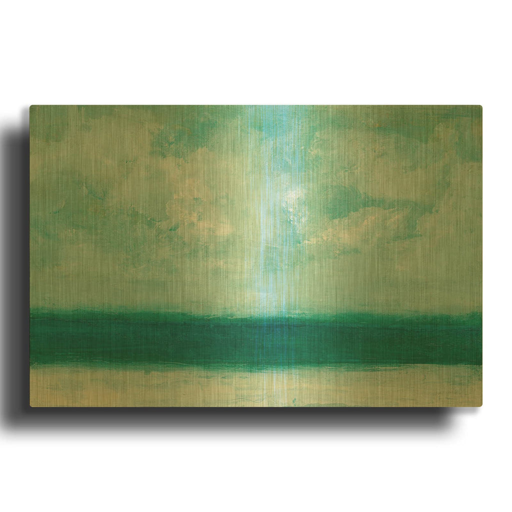 'On The Cape 2' By Cheryl Warrick Gold Metal Wall Art