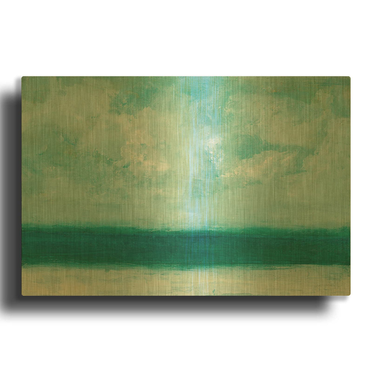 'On The Cape 2' By Cheryl Warrick Gold Metal Wall Art