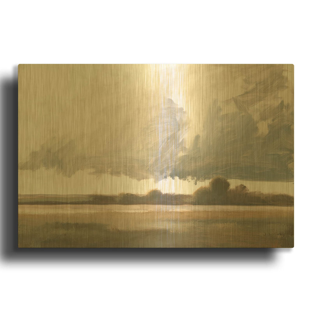 'Big Sky' By James Wiens Gold Metal Wall Art