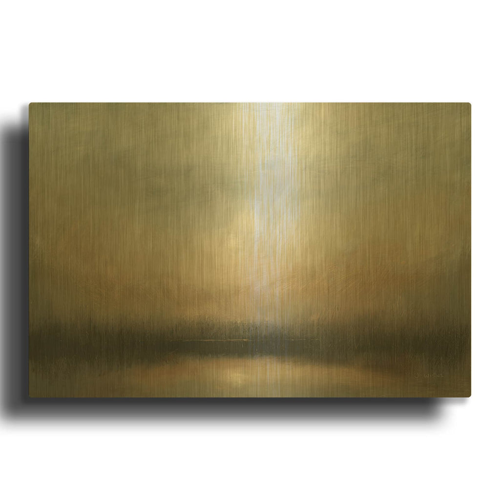 'Evening Landscape' By James Wiens Gold Metal Wall Art