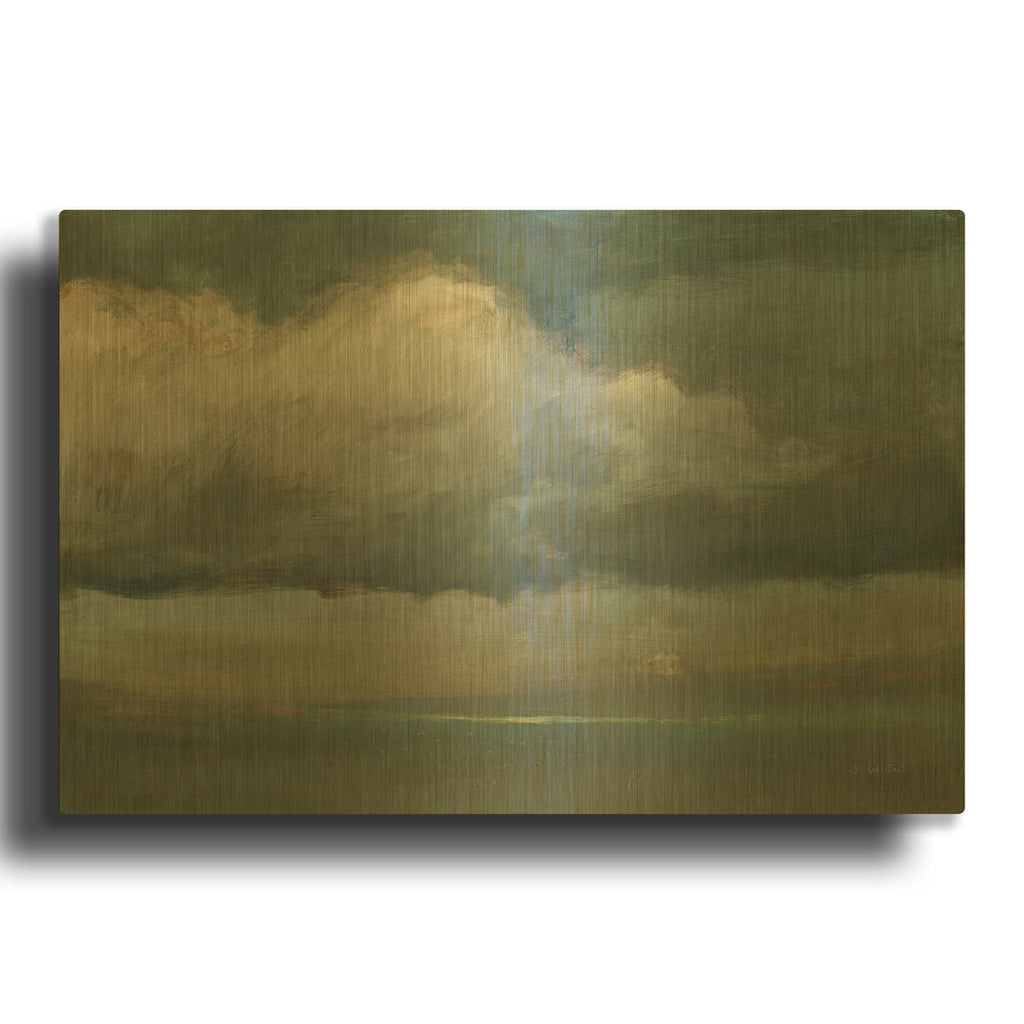 'Gathering Storm' By James Wiens Gold Metal Wall Art