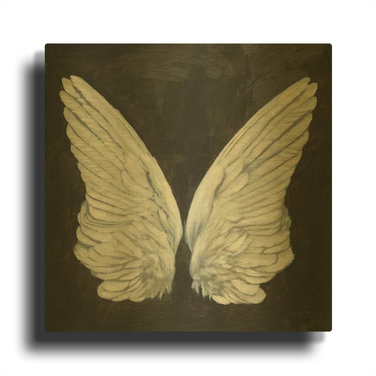 'Wings 1' By James Wiens Gold Metal Wall Art