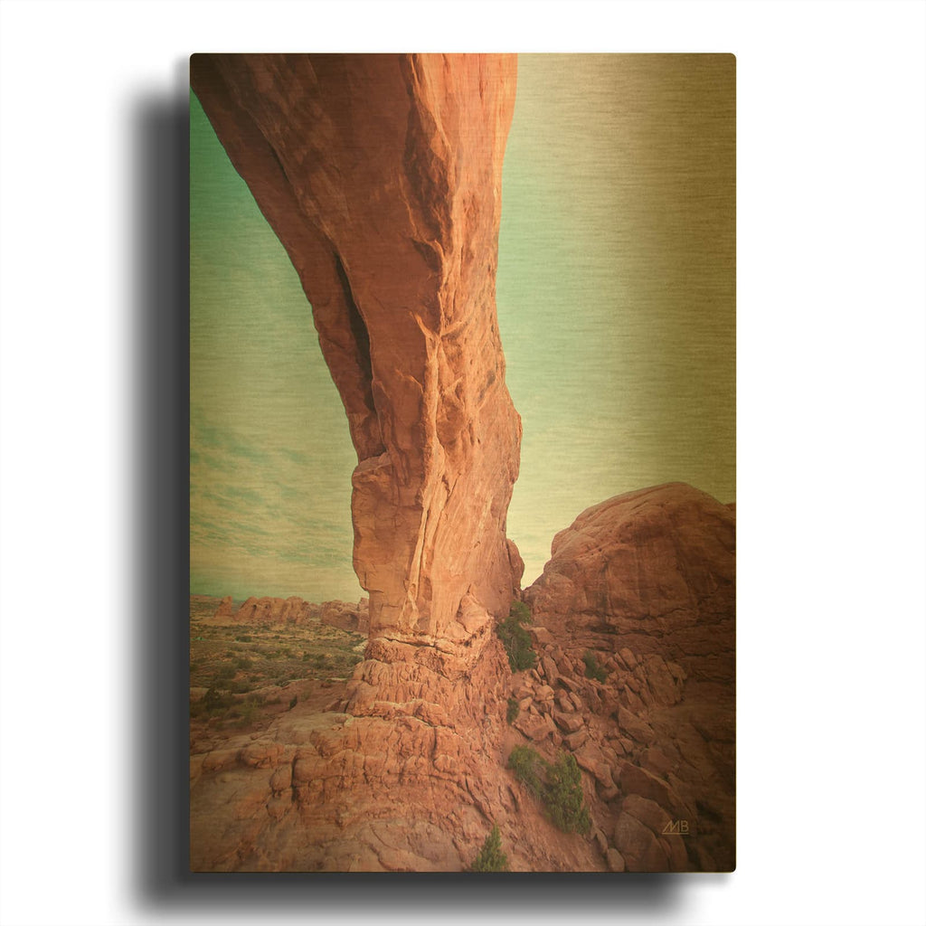 'Moab' By Max Blakesberg Studios Gold Metal Wall Art