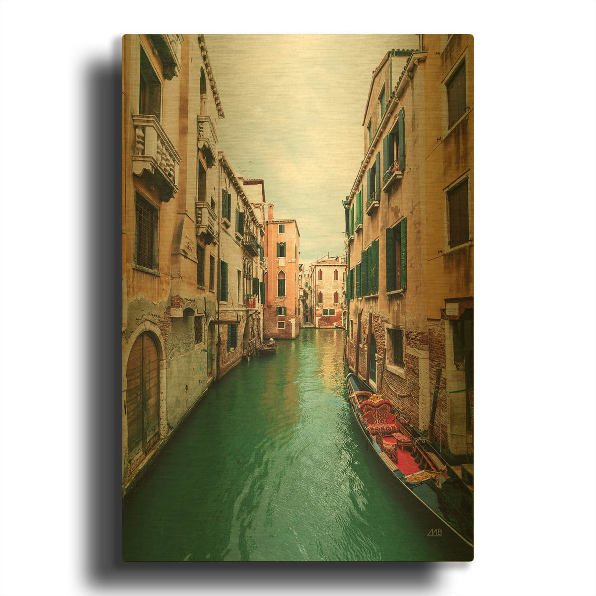 'Venetian Dream' By Max Blakesberg Studios Gold Metal Wall Art