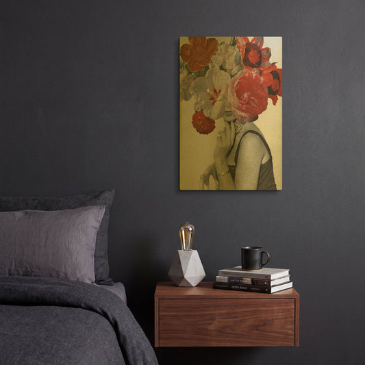 'Garden Party 2' By Wild Apple Portfolio Gold Metal Wall Art