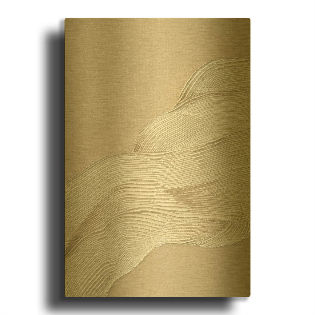 'Art Shape 2' By Design Fabrikken Gold Metal Wall Art