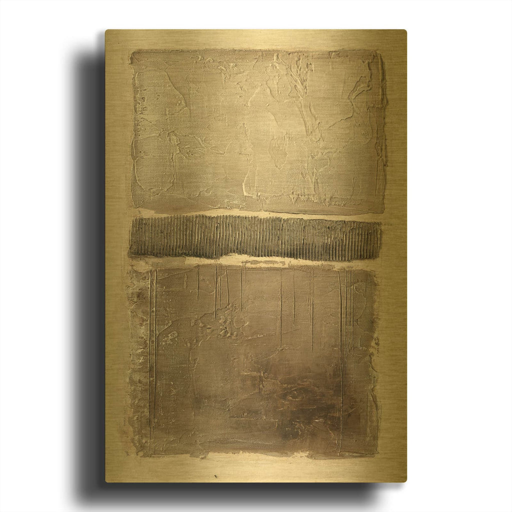 'Art Structure 1' By Design Fabrikken Gold Metal Wall Art