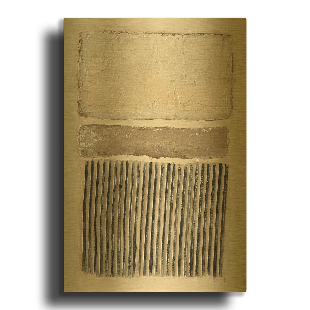 'Art Structure 2' By Design Fabrikken Gold Metal Wall Art