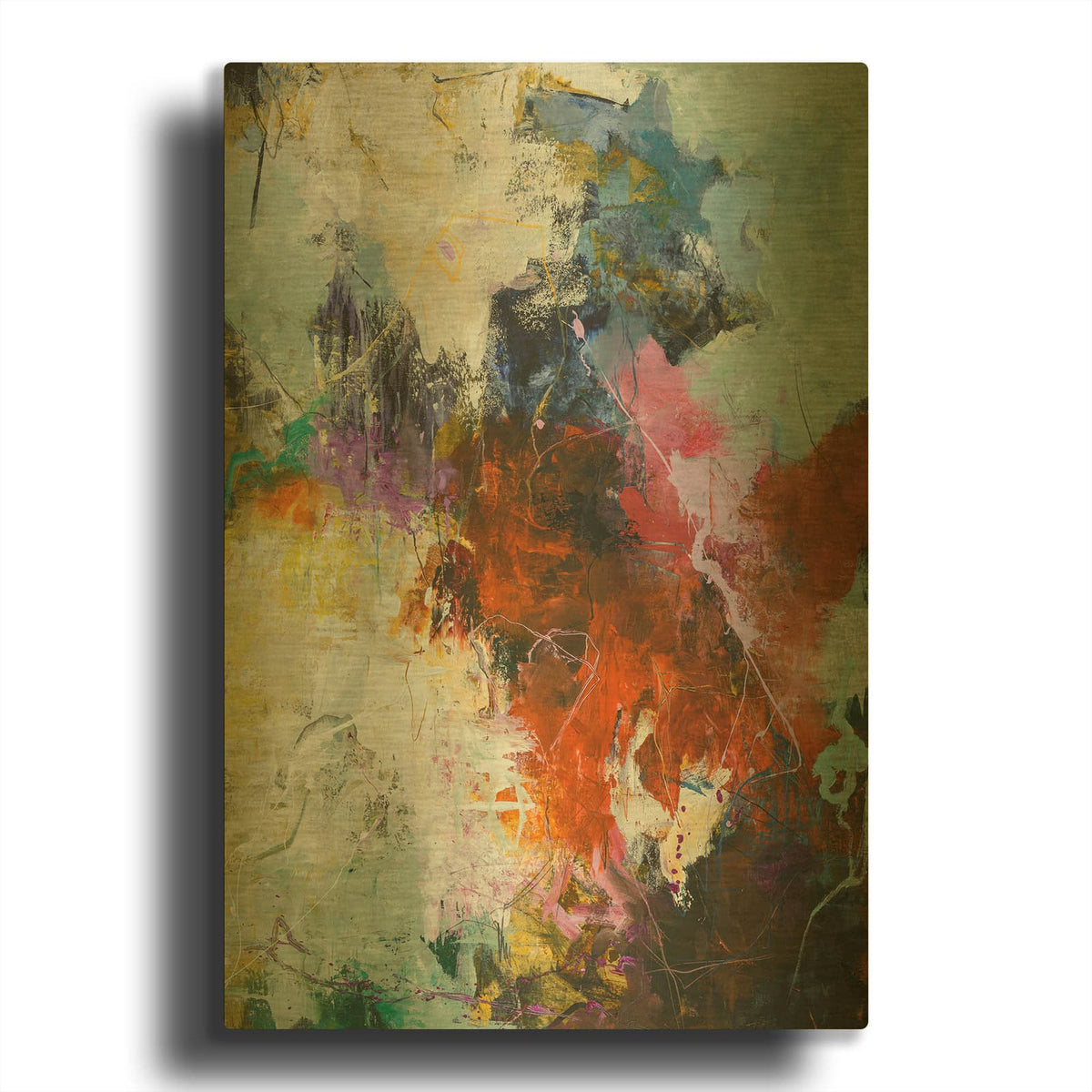'Attention' By Design Fabrikken Gold Metal Wall Art