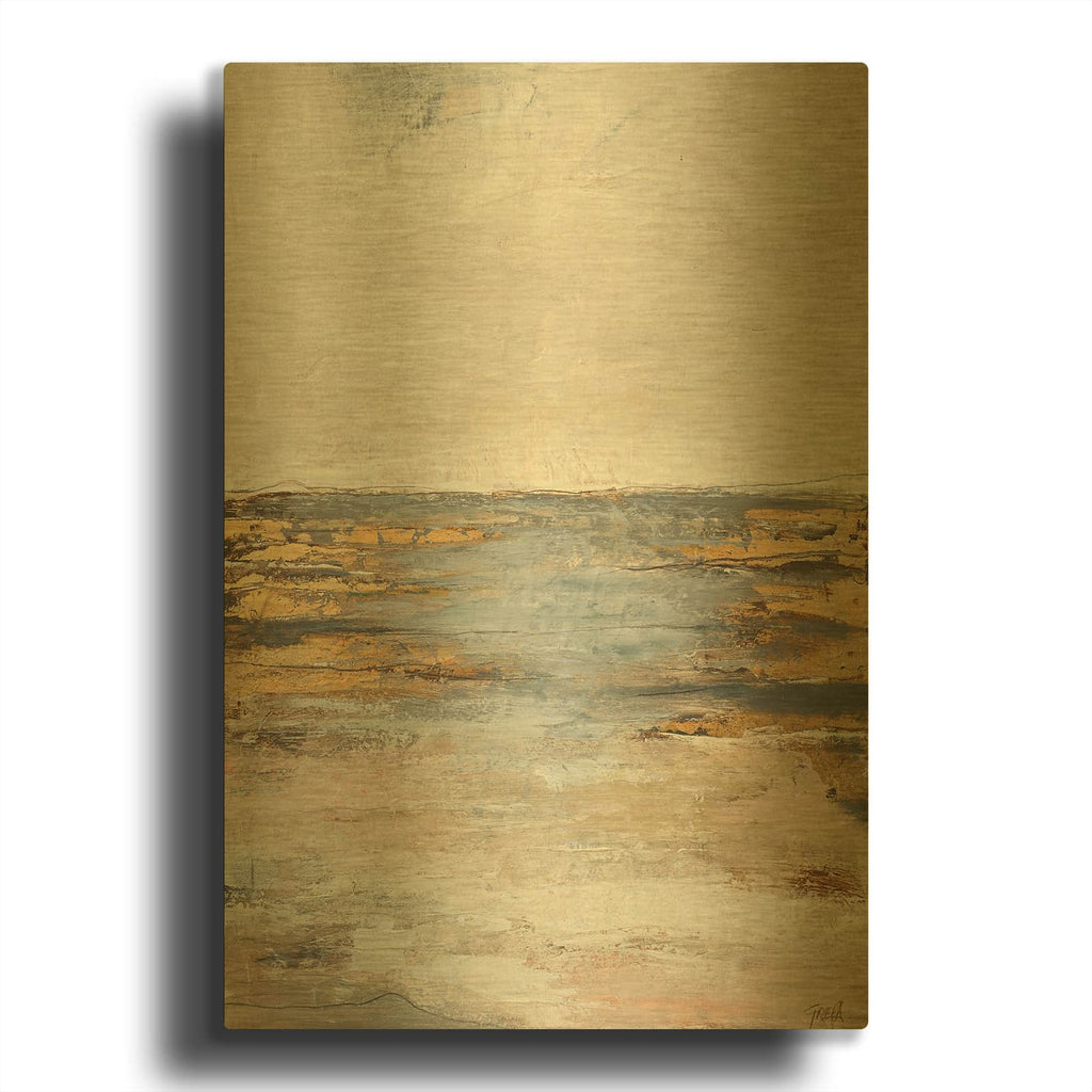 'Coastal' By Design Fabrikken Gold Metal Wall Art