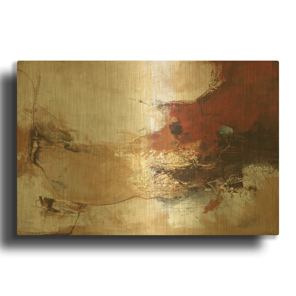 'Curvature' By Design Fabrikken Gold Metal Wall Art