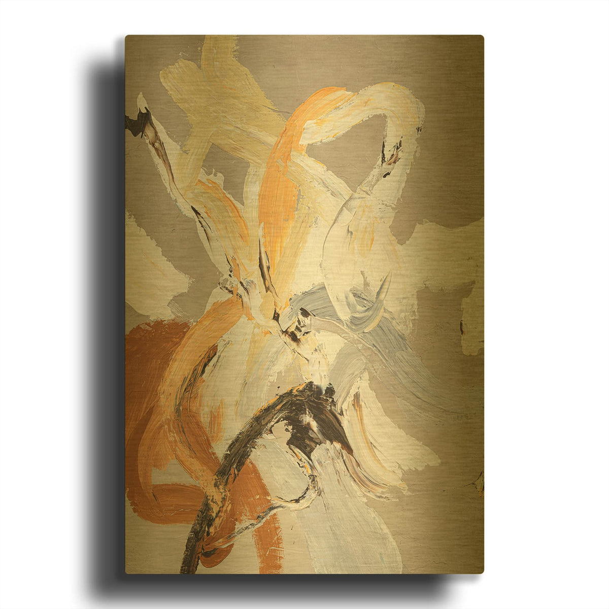 'Go Ahead' By Design Fabrikken Gold Metal Wall Art