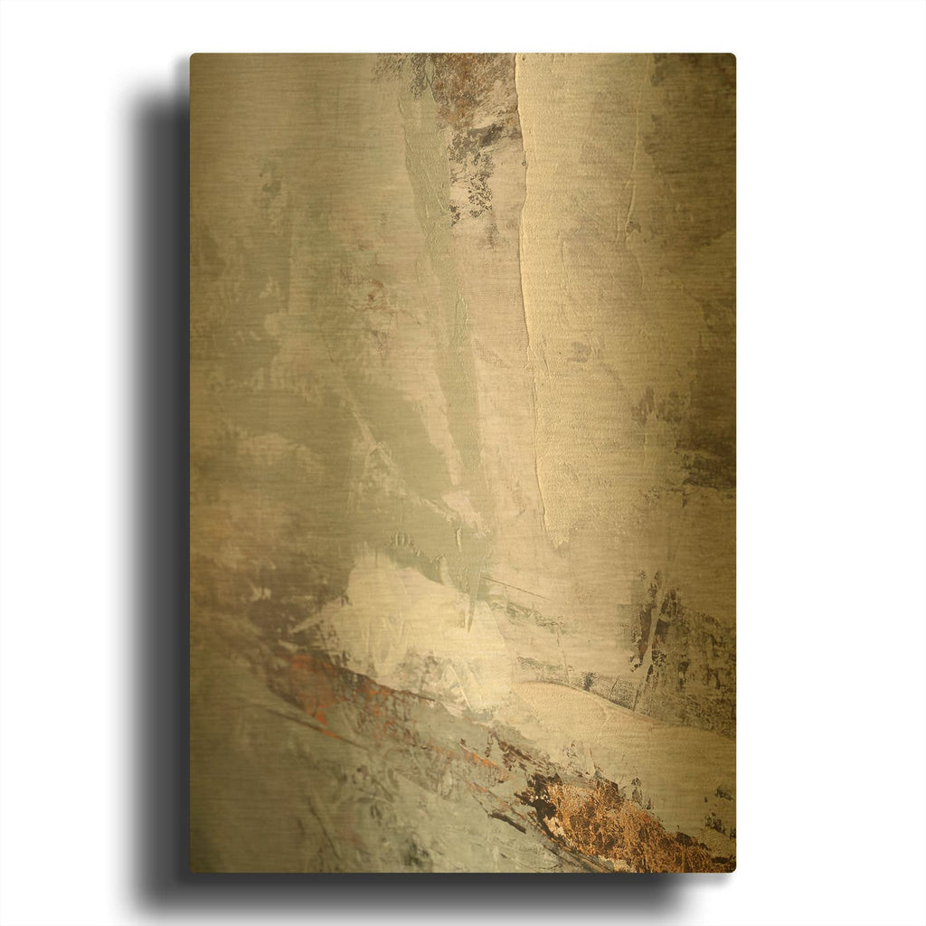 'Hillside Detail 2023' By Design Fabrikken Gold Metal Wall Art