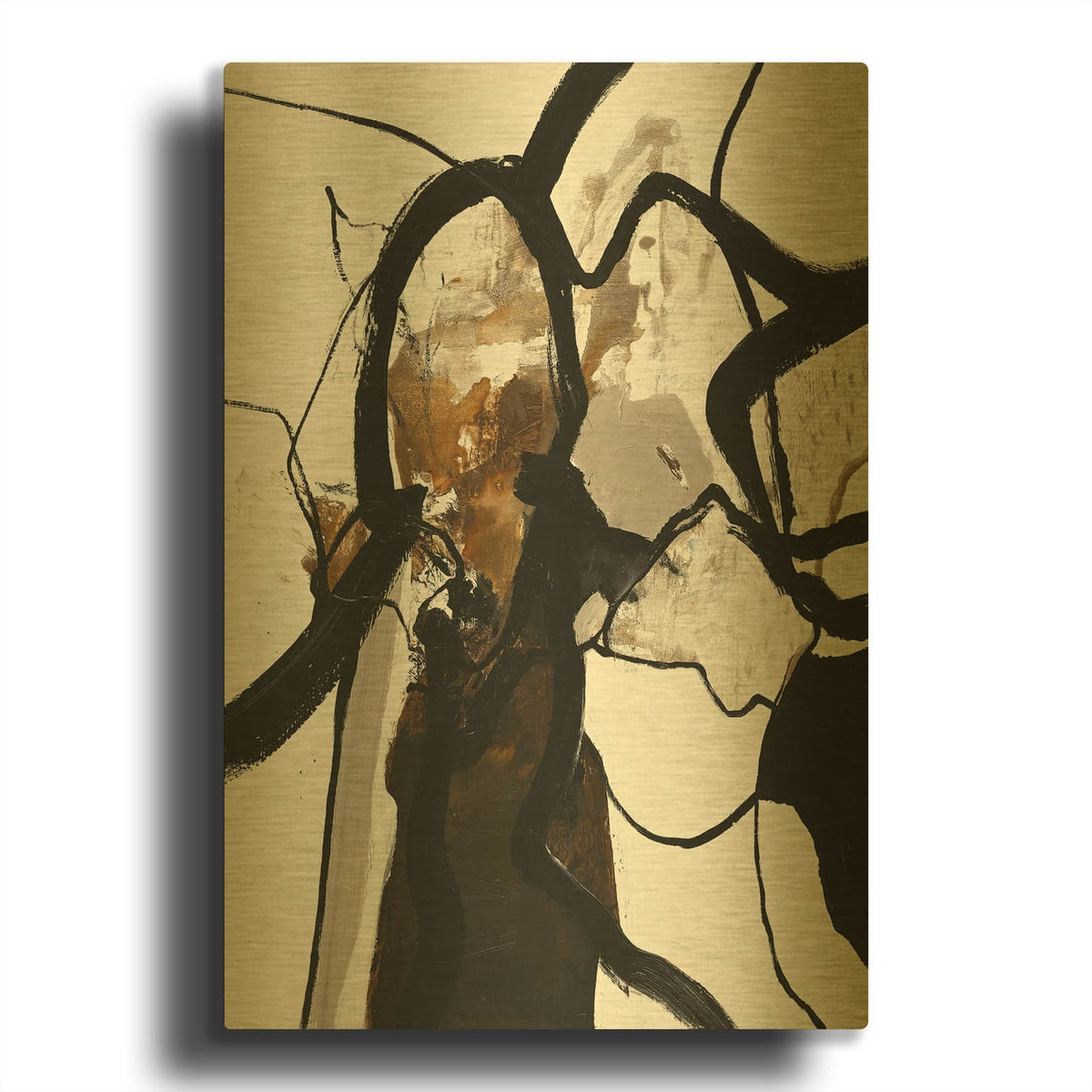 'Limitless' By Design Fabrikken Gold Metal Wall Art
