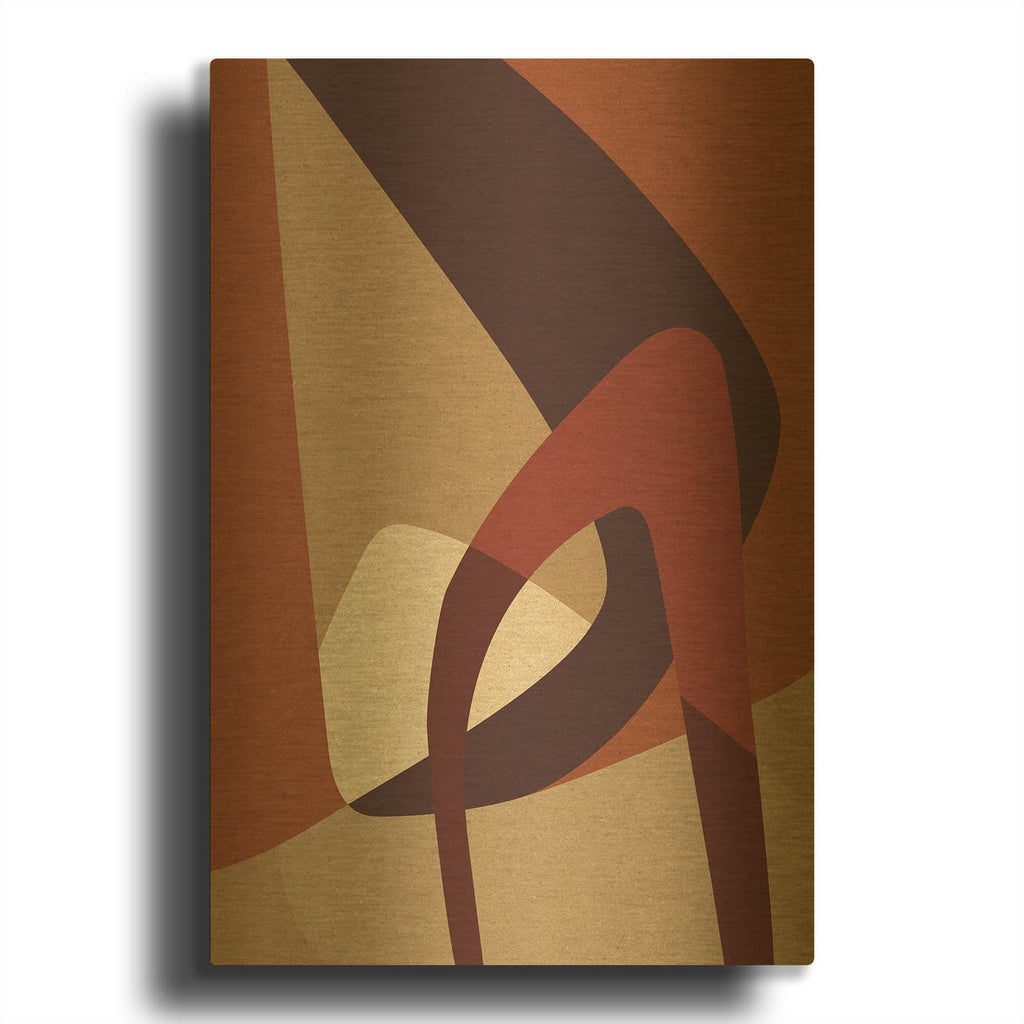 'Pictura 2' By Design Fabrikken Gold Metal Wall Art