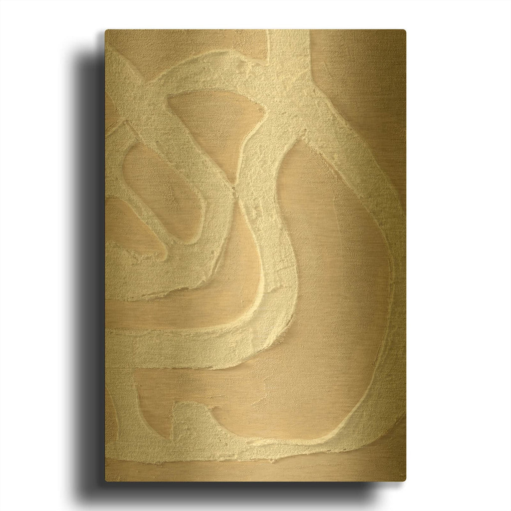 'Raw Organic' By Design Fabrikken Gold Metal Wall Art