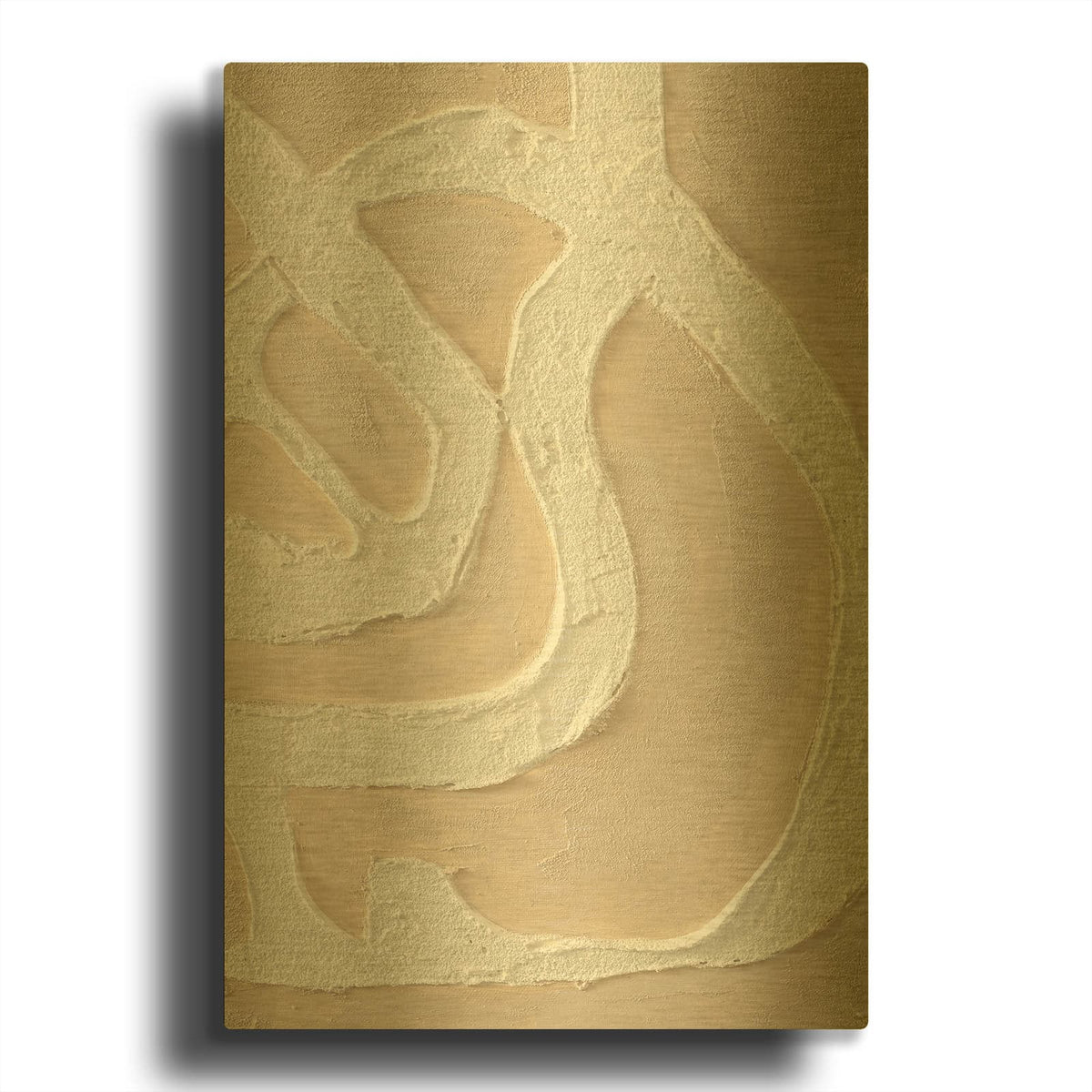'Raw Organic' By Design Fabrikken Gold Metal Wall Art