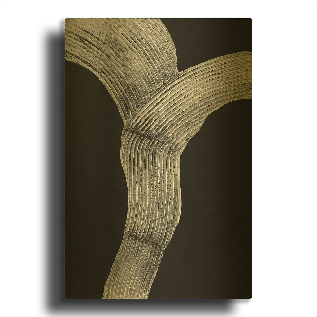 'Raw Shape 2' By Design Fabrikken Gold Metal Wall Art