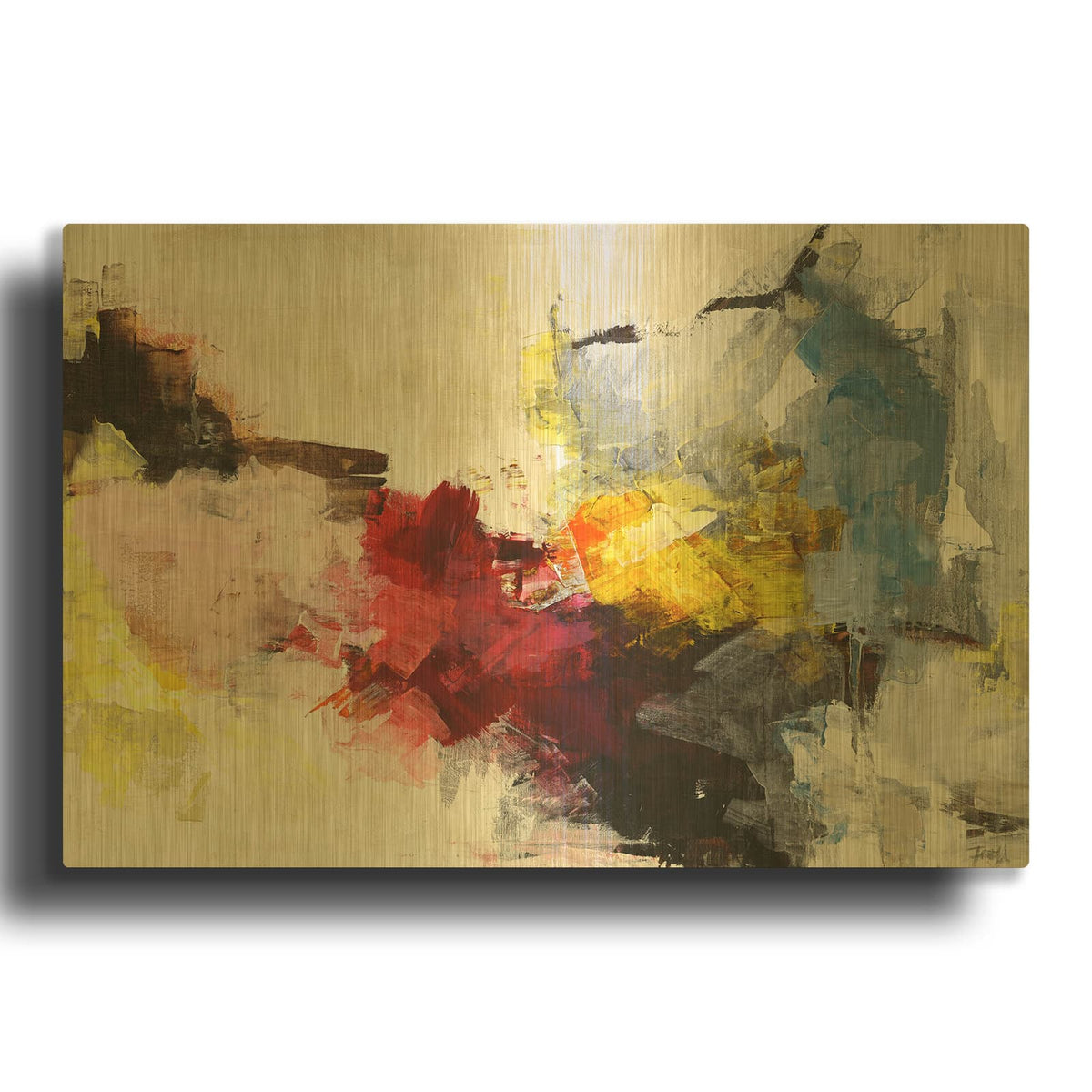 'Still Standing' By Design Fabrikken Gold Metal Wall Art