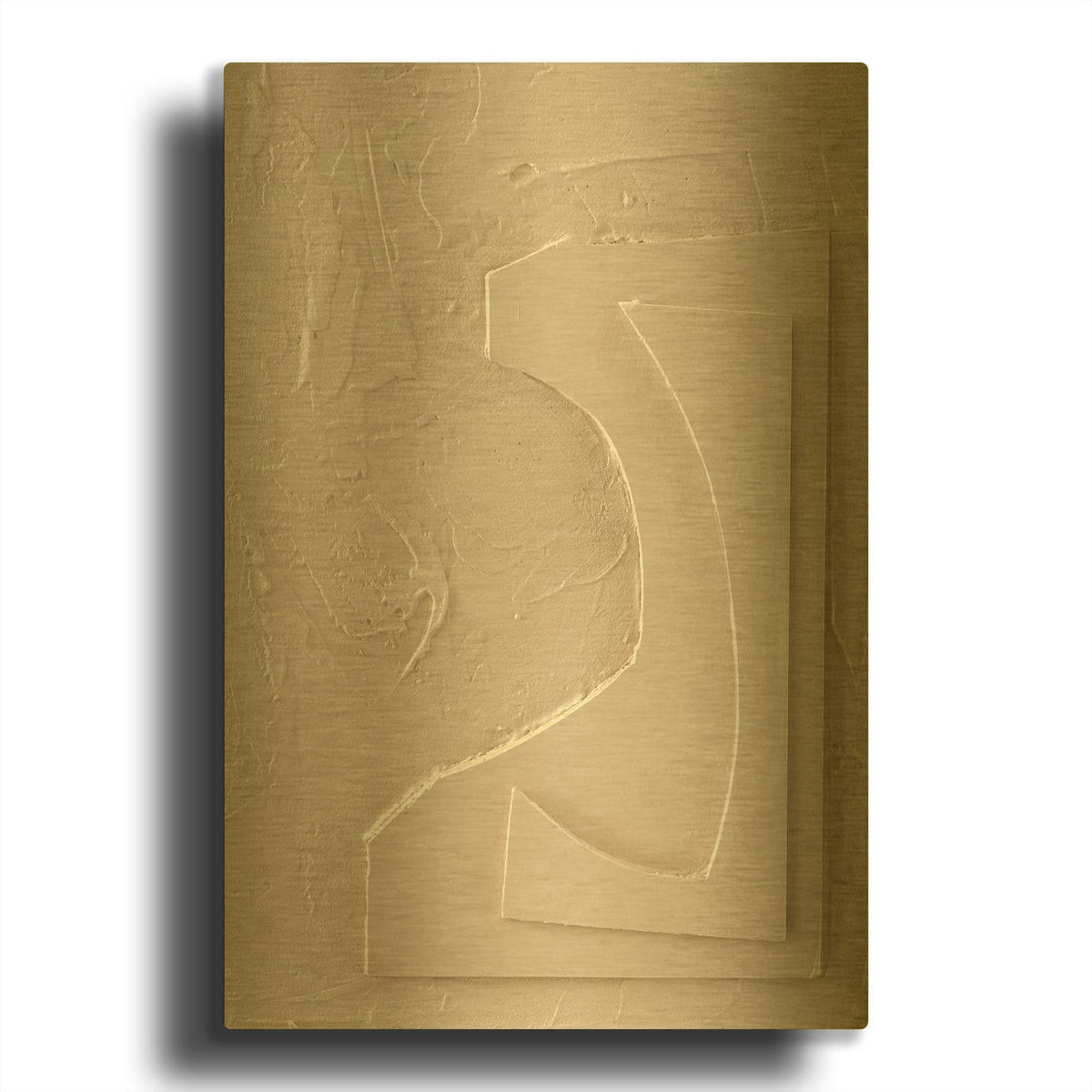 'The Simple 1' By Design Fabrikken Gold Metal Wall Art